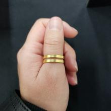 Gold Plated Spiral Ring