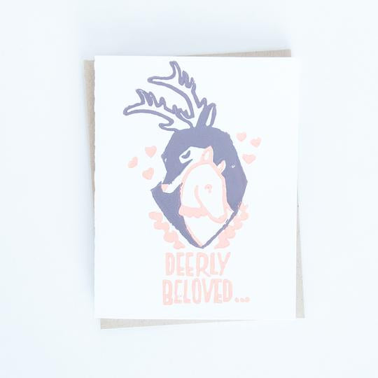 Deerly Beloved Card