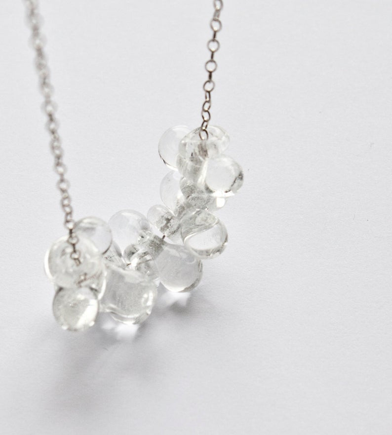 Clear Glass Necklace
