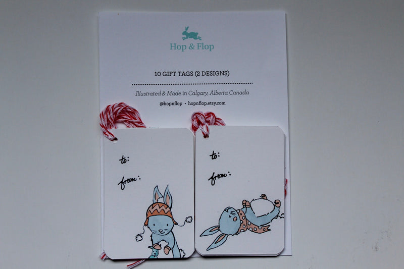 Bunny gift tags