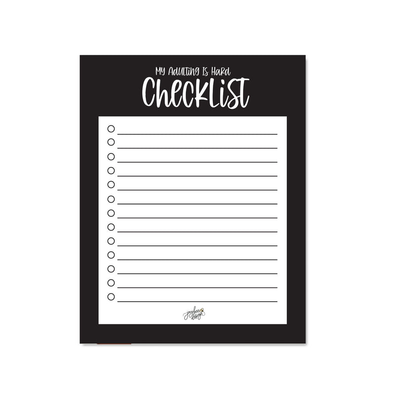My Adulting Is Hard Checklist