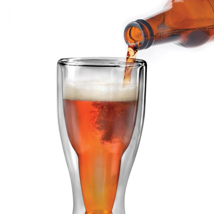 Hop Side Down Beer Glass